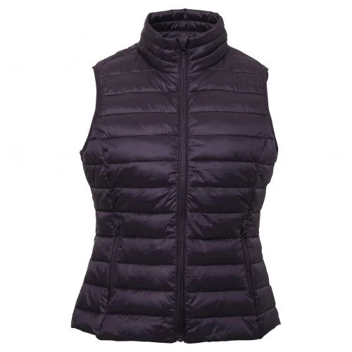 2786 Womens/Ladies Terrain Sleeveless Padded Gilet Long Hooded Anorak