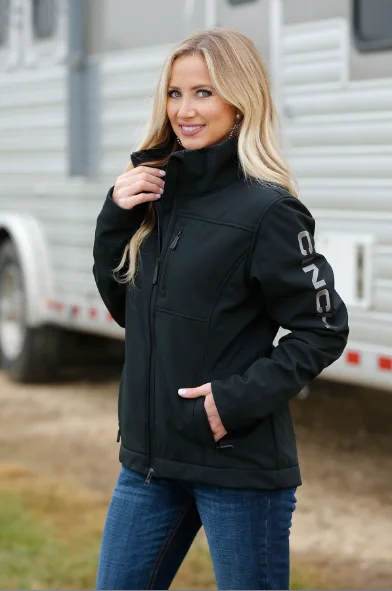 Cinch Women's Black Concealed Carry Bonded Jacked MAJ9866002 Hooded Puffer Anorak