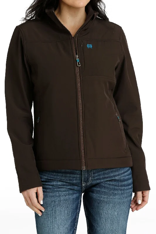 Cinch Women's Brown Bonded Conceal Carry Jacket Bold Color Block Coat