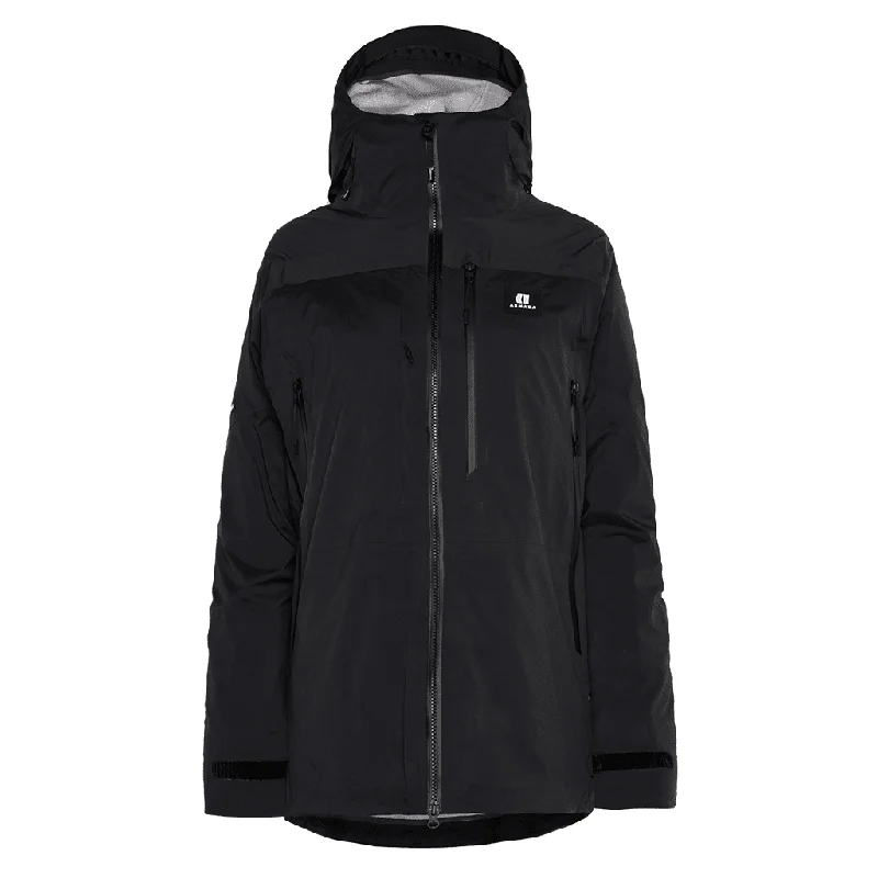 Pavara 3L women's jacket - Black Insulated Snow Jacket