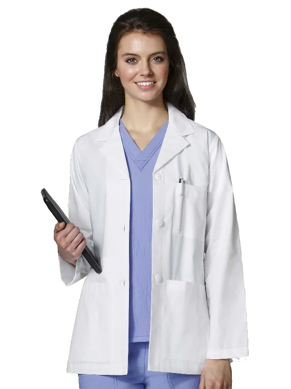 Women's Four-Pocket 29.5" Consultation Lab Coat Softshell Outdoor Jacket