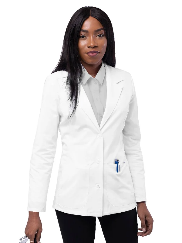 Women's Four-Pocket Tailored 28" Lab Coat Padded Ski Jacket