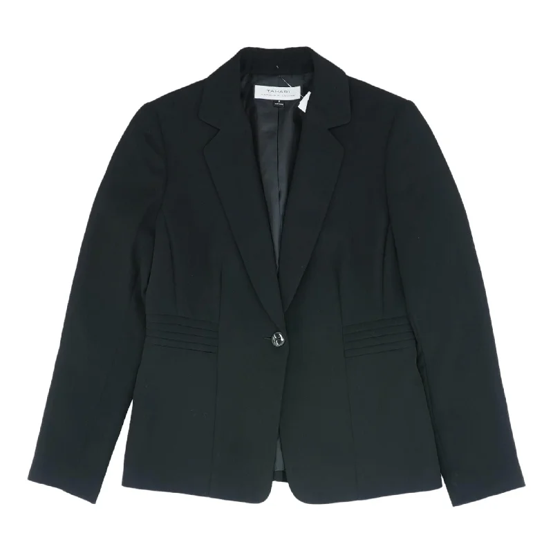 Black Solid Blazer