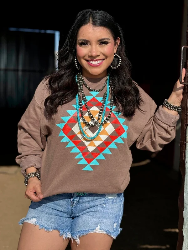 Texas True Threads Ryanne's Fall Aztec Sweatshirt