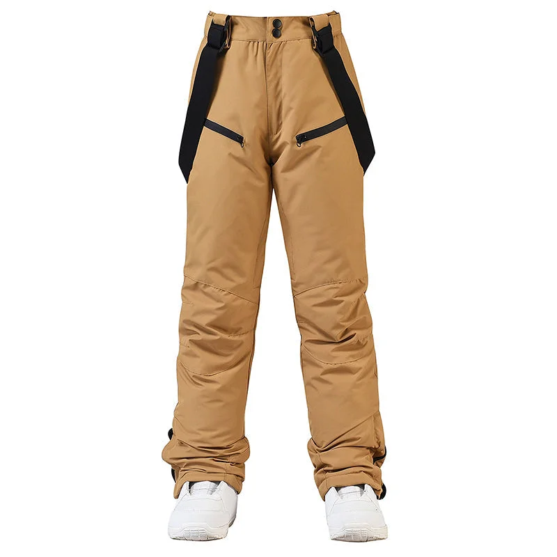 Men's Insulated Outdoor Sports Winter Snow Pants Ski Bibs